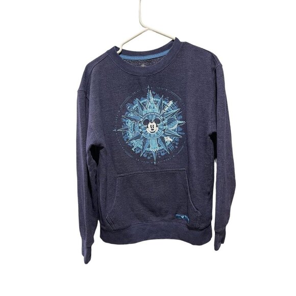 Disney Parks Walt Disney World Compass Crewneck Sweatshirt Size small - Picture 1 of 5
